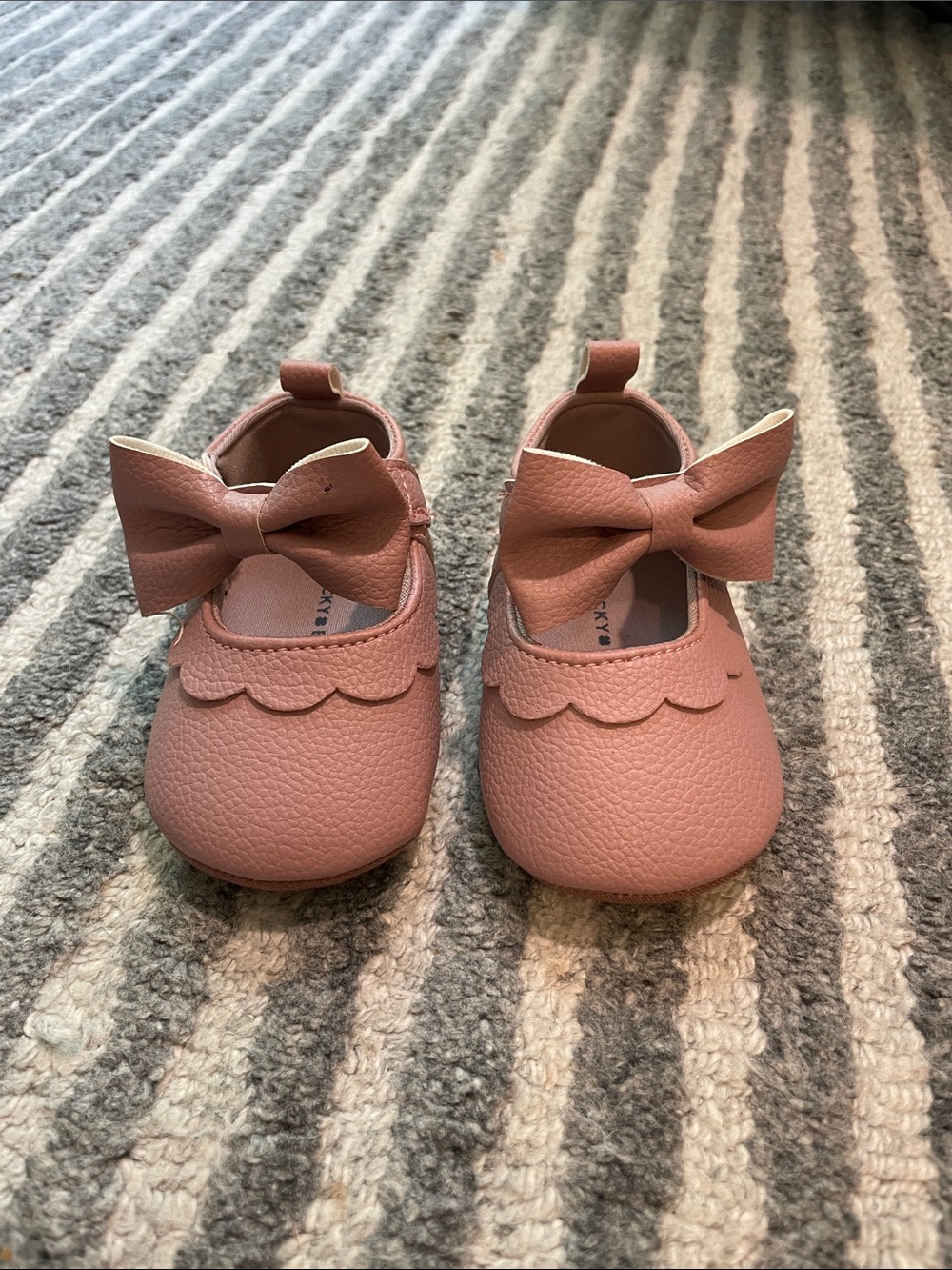 Lucky Brand Toddler Pink Bow Mary Jane Shoes